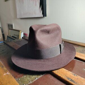 Christy's London Imperial Fur Felt Brand New Indiana Jones Hat, Adventurer 59cm
